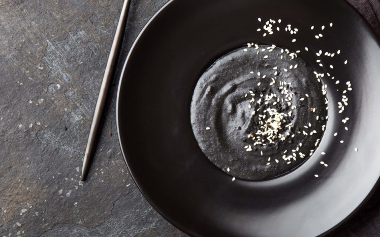 25 芝麻糊 Black Sesame Sweet Soup (1) (1)