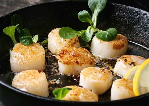 180 蒜香牛油香草煎帶子 Seared Garlic Butter Herb Scallops